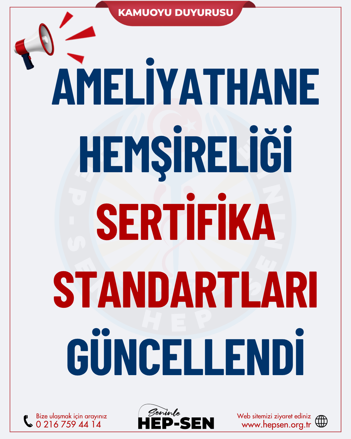 Ameliyathane Hemşireliği Sertifikalı Eğitim Programı Standartları Güncellendi