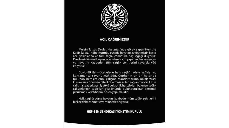 Acil Çağrımızdır