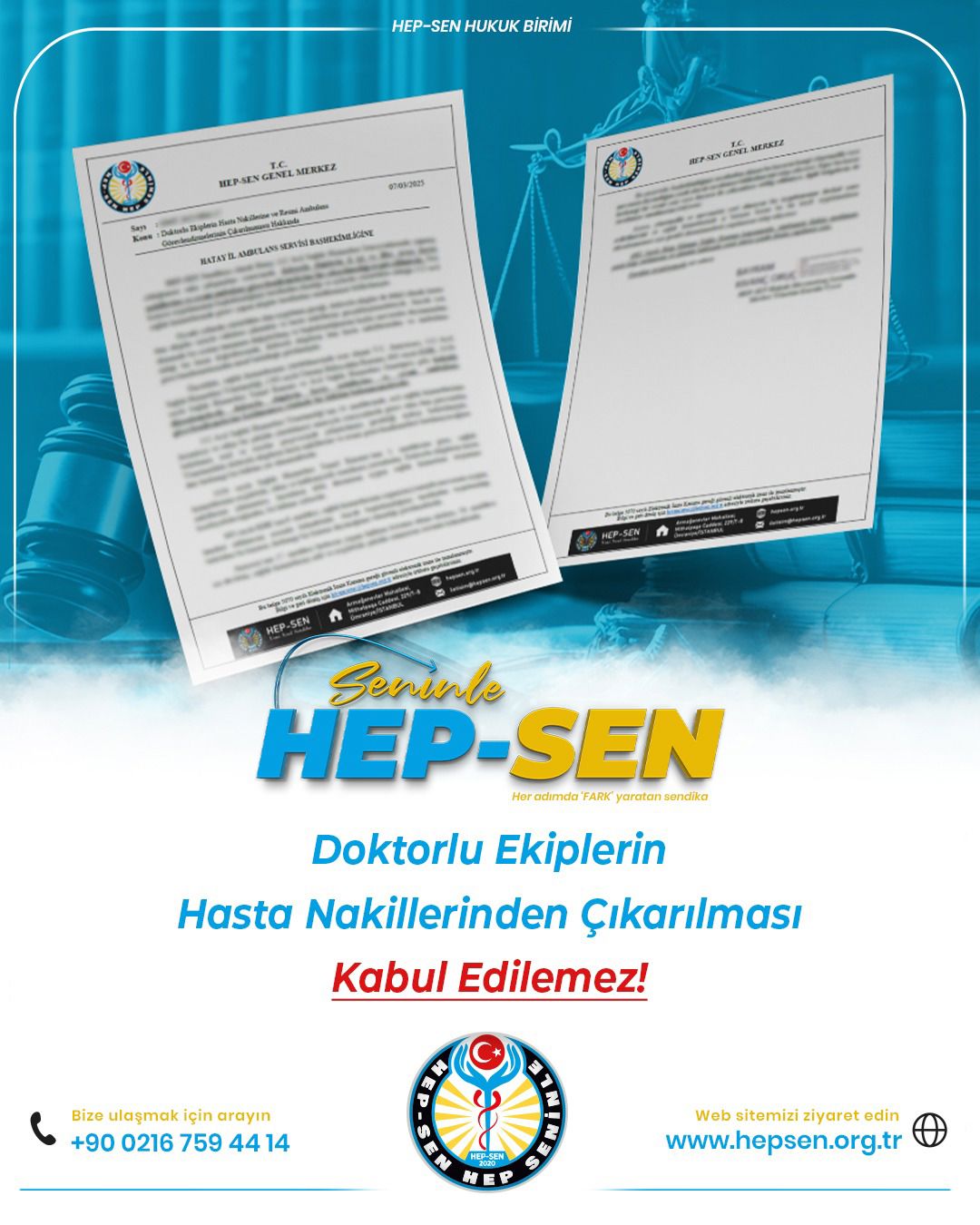 Doktorlu Ekiplerin Hasta Nakillerinden Çıkarılması Kabul Edilemez