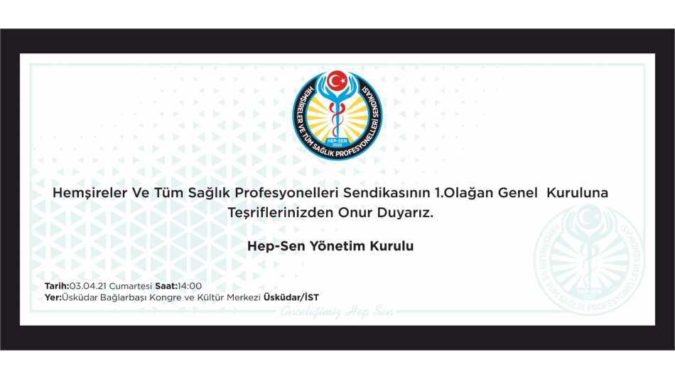 1.Olağan Genel Kurul