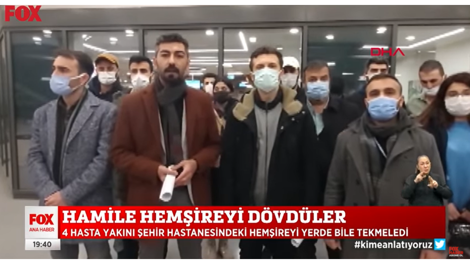 Genel Başkanımız , Yönetim Kurulu Üyemiz ve Başakşehir Çam ve Sakura Hastanesi Temsilcilerimiz hastanede meslektaşımızın yanında olmuş ve bir basın açıklaması yapılmıştır