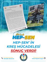 Hep-Sen’in Kreş Mücadelesi Sonuç Verdi:...