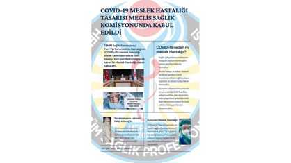 Covid-19 meslek hastalığı tasarısı, TBMM Sağlık Komisyonundan geçti.