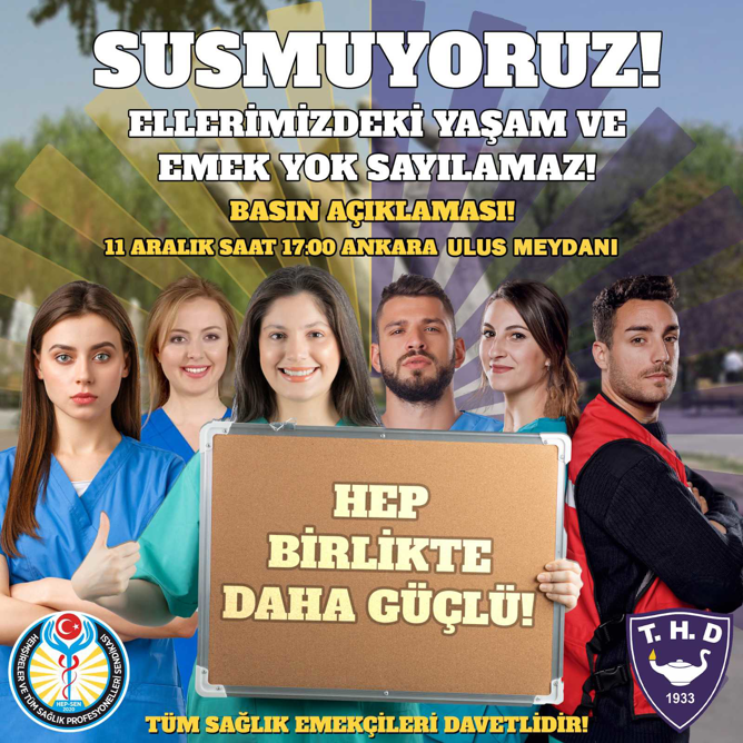 Susmuyoruz! Ellerimizdeki Yaşam ve Emek Yok Sayılamaz!