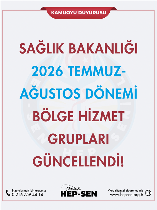 Sağlık Bakanlığı Temmuz-Ağustos 2026 Bölge Hizmet Grupları Güncellendi! Bölge Hizmet Grupları Nedir? Alt Bölge ve Mazerete Bağlı Tayinler Nasıl Yapılır?