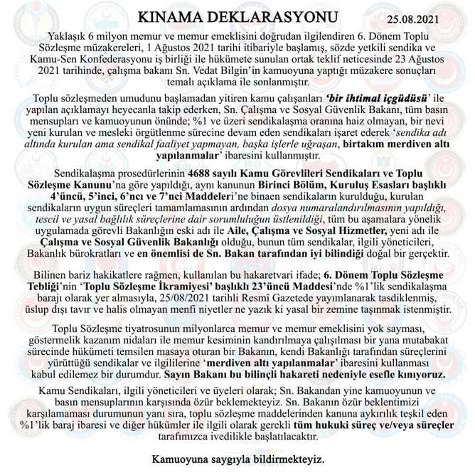 Kınama Deklarasyonu