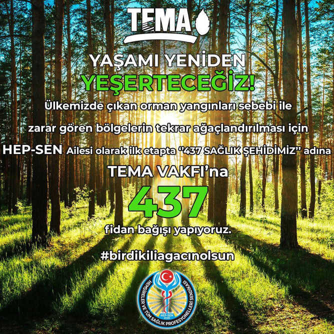 Yaşamı Yeniden Yeşerteceğiz !